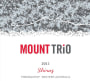 Mount Trio Wines Shiraz 2011 Front Label