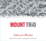 Mount Trio Wines Cabernet Merlot 2013 Front Label