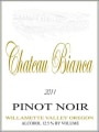 Chateau Bianca Pinot Noir 2011 Front Label