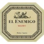 El Enemigo Malbec 2013 Front Label
