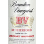 Beaulieu Vineyard Rutherford Cabernet Sauvignon 1984 Front Label
