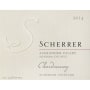 Scherrer Winery Scherrer Vineyard Chardonnay 2014 Front Label