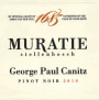 Muratie George Paul Canitz Pinot Noir 2010 Front Label
