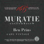 Muratie Ben Prins Cape Vintage Port 2010 Front Label