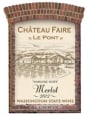 Chateau Faire Le Pont Merlot 2012 Front Label
