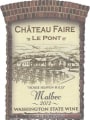 Chateau Faire Le Pont Malbec 2012 Front Label