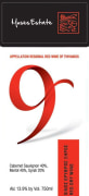 Muses Estate 9 Red 2012 Front Label