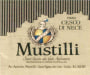 Mustilli Sant'Agata dei Goti Cesco di Nece Aglianico 2003 Front Label