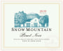 Nabygelegen Snow Mountain Pinot Noir 2009 Front Label