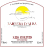 Domaine du Garinet Barbera d'Alba 2010 Front Label