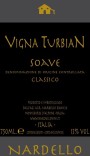 Nardellovini Soave Classic Vigna Turbian 2013 Front Label