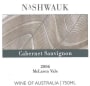 Nashwauk Vineyards Cabernet Sauvignon 2006 Front Label