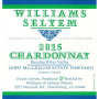 Williams Selyem Lewis MacGregor Estate Vineyard Chardonnay 2015 Front Label