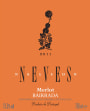 Nelson Neves Tinto Merlot 2011 Front Label