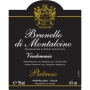 Pietroso Brunello di Montalcino 2012 Front Label