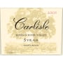 Carlisle Syrah Russian River Valley Papa's Block 2005 Front Label