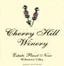 Cherry Hill Winery Estate Pinot Noir 2010 Front Label