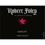 Robert Foley Vineyards Merlot 2005 Front Label