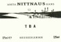 Nittnaus Trockenbeerenauslese 2007 Front Label