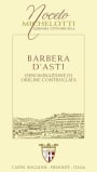 Noceto Michelotti Azienda Vitivinicola Barbera d'Asti 2013 Front Label