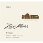 Zaca Mesa Santa Ynez Valley Syrah 2013 Front Label