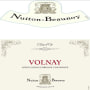 Nuiton-Beaunoy Volnay 2012 Front Label