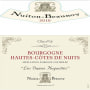 Nuiton-Beaunoy Bourgogne Hautes-Cotes de Nuits Les Dames Huguettes 2010 Front Label