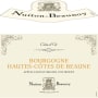 Nuiton-Beaunoy Bourgogne Hautes-Cotes de Beaune Blanc 2012 Front Label