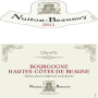 Nuiton-Beaunoy Bourgogne Hautes Cotes de Beaune Rouge 2011 Front Label
