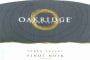 Oakridge Wines Pinot Noir 2005 Front Label