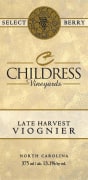 Childress Winery & Vineyards Late Harvest Viognier 2011 Front Label