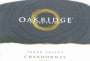 Oakridge Wines Chardonnay 2009 Front Label