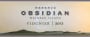 Obsidian Vineyard Reserve Viognier 2013 Front Label