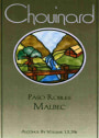 Chouinard Vineyards Malbec 2012 Front Label
