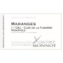Xavier Monnot Maranges Clos de la Fussiere Premier Cru Monopole 2014 Front Label