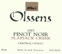 Olssens of Bannockburn Slapjack Creek Pinot Noir 2003 Front Label