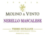 Orestiadi Terre Siciliane Molino a Vento Nerello Mascalese 2015 Front Label