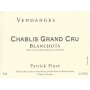 Patrick Piuze Chablis Blanchots Grand Cru 2015 Front Label