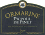 Ormarine Winery Picpoul de Pinet 2013 Front Label