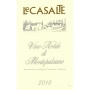 Le Casalte Vino Nobile di Montepulciano 2013 Front Label