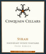 Cinquain Cellars Winery Nagengast Estate Vineyard Syrah 2009 Front Label