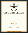 Cinquain Cellars Winery Nagengast Estate Vineyard Syrah 2007 Front Label