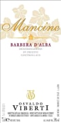 Osvaldo Viberti Barbera d'Alba Mancine 2011 Front Label