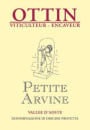Ottin Vini Valle d'Aosta Petite Arvine 2014 Front Label