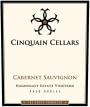 Cinquain Cellars Winery Nagengast Estate Vineyard Cabernet Sauvignon 2013 Front Label
