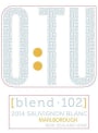 Otuwhero Estate OTU Blend 102 Sauvignon Blanc 2014 Front Label