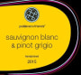 P & F Wineries Sauvignon Blanc & Pinot Grigio 2015 Front Label