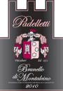 Padelletti Brunello di Montalcino 2010 Front Label