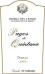 Pagos de Qunintana Crianza 2009 Front Label