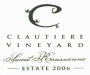 Clautiere Vineyard Estate Sweet Roussanne 2006 Front Label